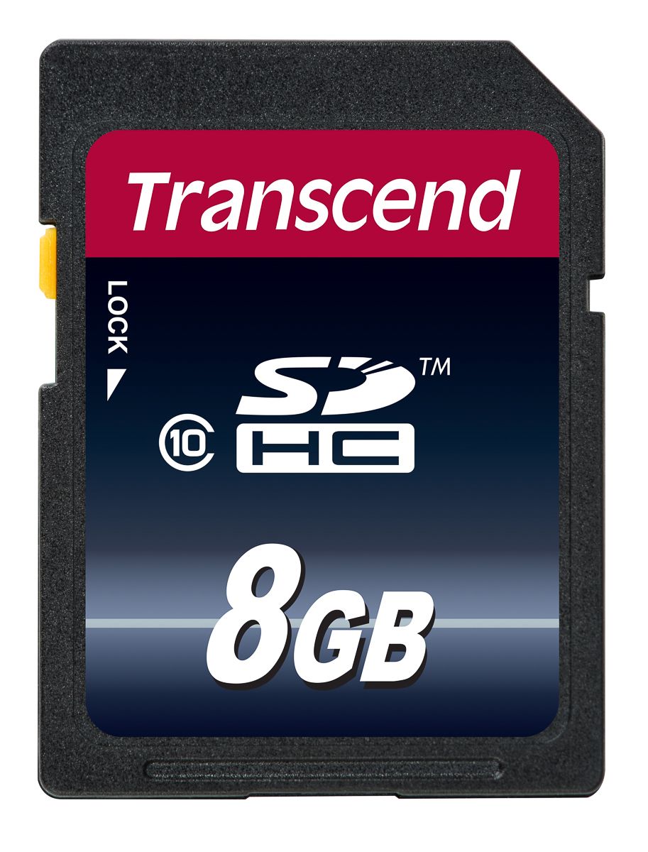 TS8GSDHC10 | Transcend Premium SDHC SD-Karte 8 GB Class 10, MLC | RS