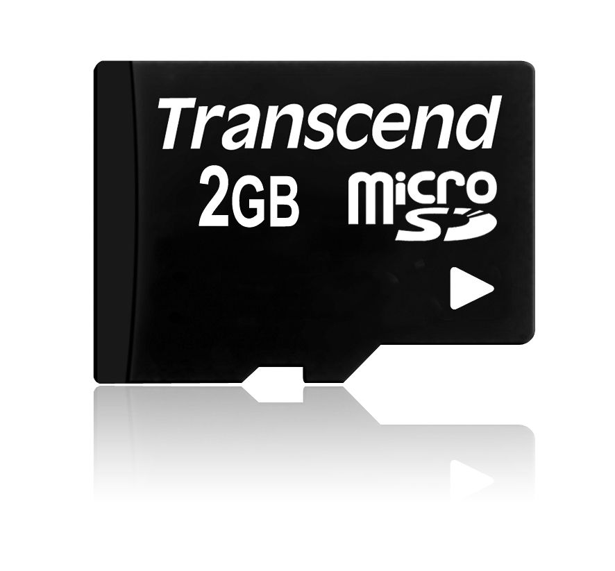 Transcend 2 GB MicroSD Micro SD Card