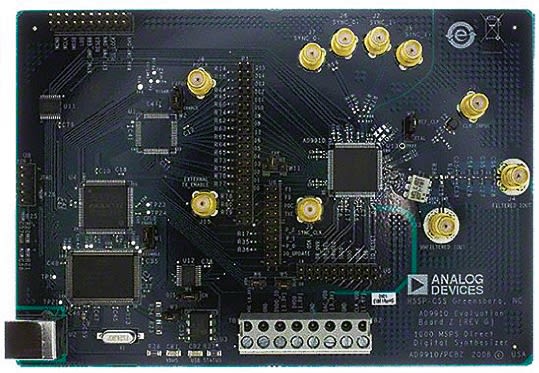 Kit de evaluación Sintetizador digital directo (DDS) Analog Devices AD9910/PCBZ