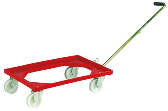 RS PRO Plastic Dolly, 625 x 420mm, 100kg Load