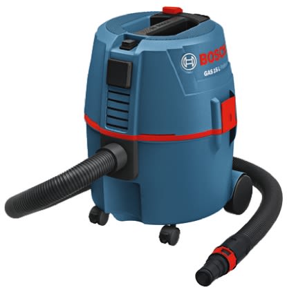 Bosch GAS 20 L SFC Floor Vacuum Cleaner Vacuum Cleaner for Wet/Dry Areas, 240V ac, Type C - Euro Plug