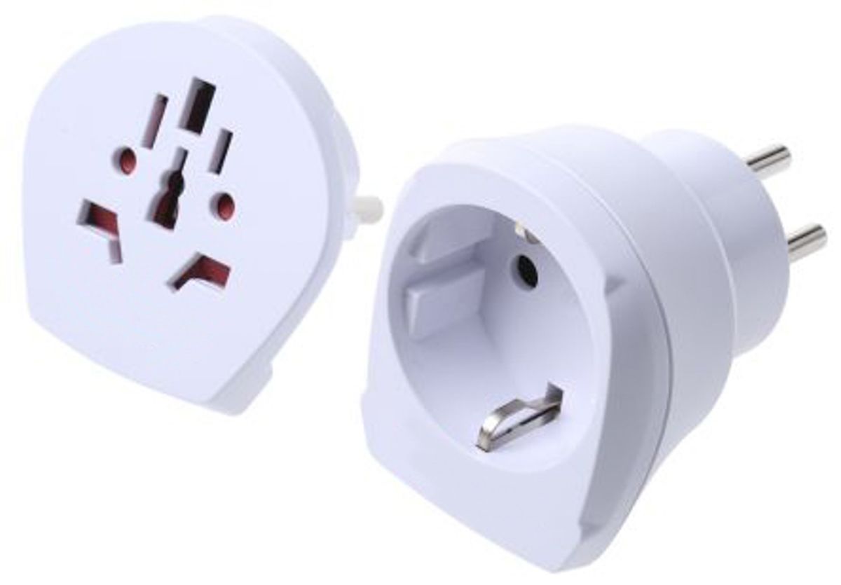 RS PRO Australia, Europe, Italy, Switzerland, UK, USA to Europe, Israel Travel Adapter, Rated At 16A