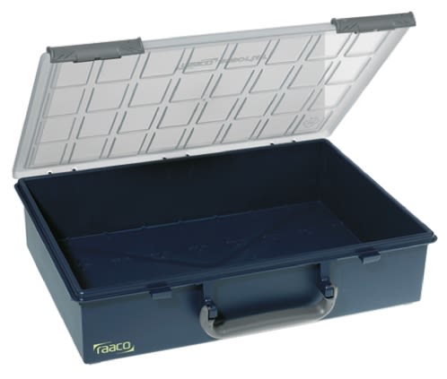 Raaco Blue PP, Adjustable Compartment Box, 78mm x 338mm x 261mm