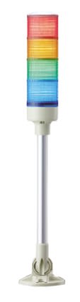 Schneider Electric Harmony XVG LED Signalturm 3-stufig Linse Rot/Gelb/Grün + Summer Dauer 531.7mm