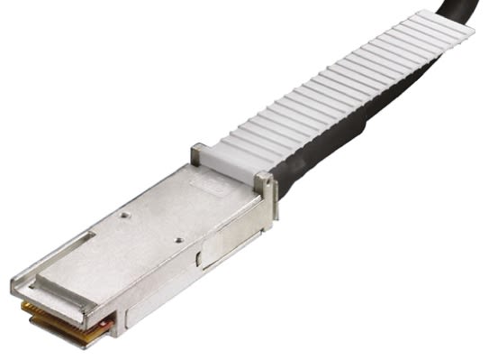 TE Connectivity 3m QSFP+ to 4x SFP+ Serial Cable Assembly