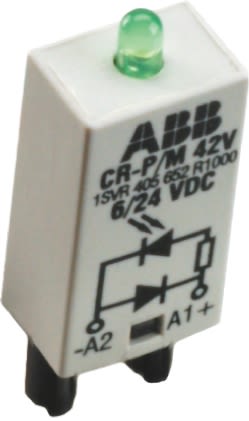 ABB Steckmodul LED + Diode für Buchsen der Serien CR-P und CR-M