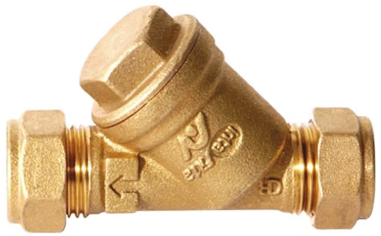 Altecnic, 22 mm Compression Brass Y Strainer