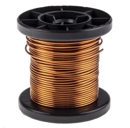 Block Single Core 0.85mm diameter Copper Wire, 15m Long