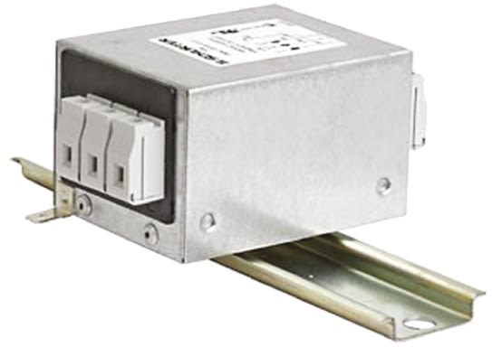 Schurter FMAC RAIL Entstörfilter, 480 V ac, 20A, DIN-Schiene 4.9W, Schraub, 3-phasig 0,08 mA / 50 → 60Hz Single