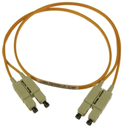 COMMSCOPE SC to SC Multi Mode Fibre Optic Cable, Orange, 1.01m