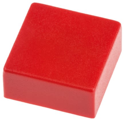 Wurth Elektronik Red Tactile Switch Cap for WS-TSW Series with Square Actuator, 714306050