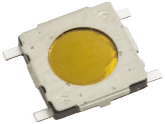 Tactile Switch, Single Pole Single Throw (SPST) 20 mA Surface Mount