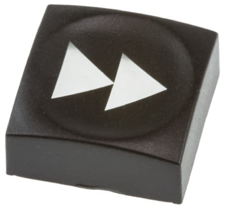 Wurth Elektronik Black Tactile Switch Cap for WS-TLT Series, 714401003