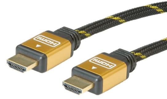 Roline Male HDMI Ethernet to Male HDMI Ethernet Cable, 2m
