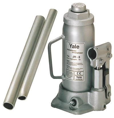 Yale Bottle Jack, 12tonne Maximum Load, 240mm - 473mm Maximum Range