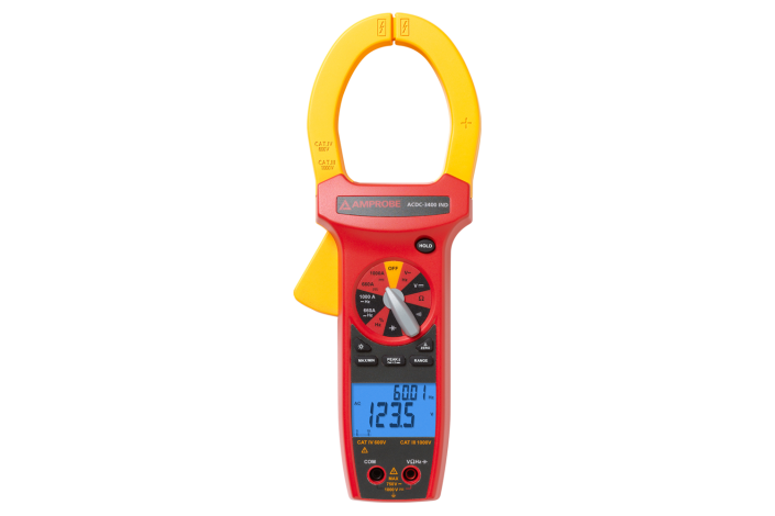 Amprobe ACDC-3400 IND Clamp Meter, 1kA dc, Max Current 1kA ac CAT III ...