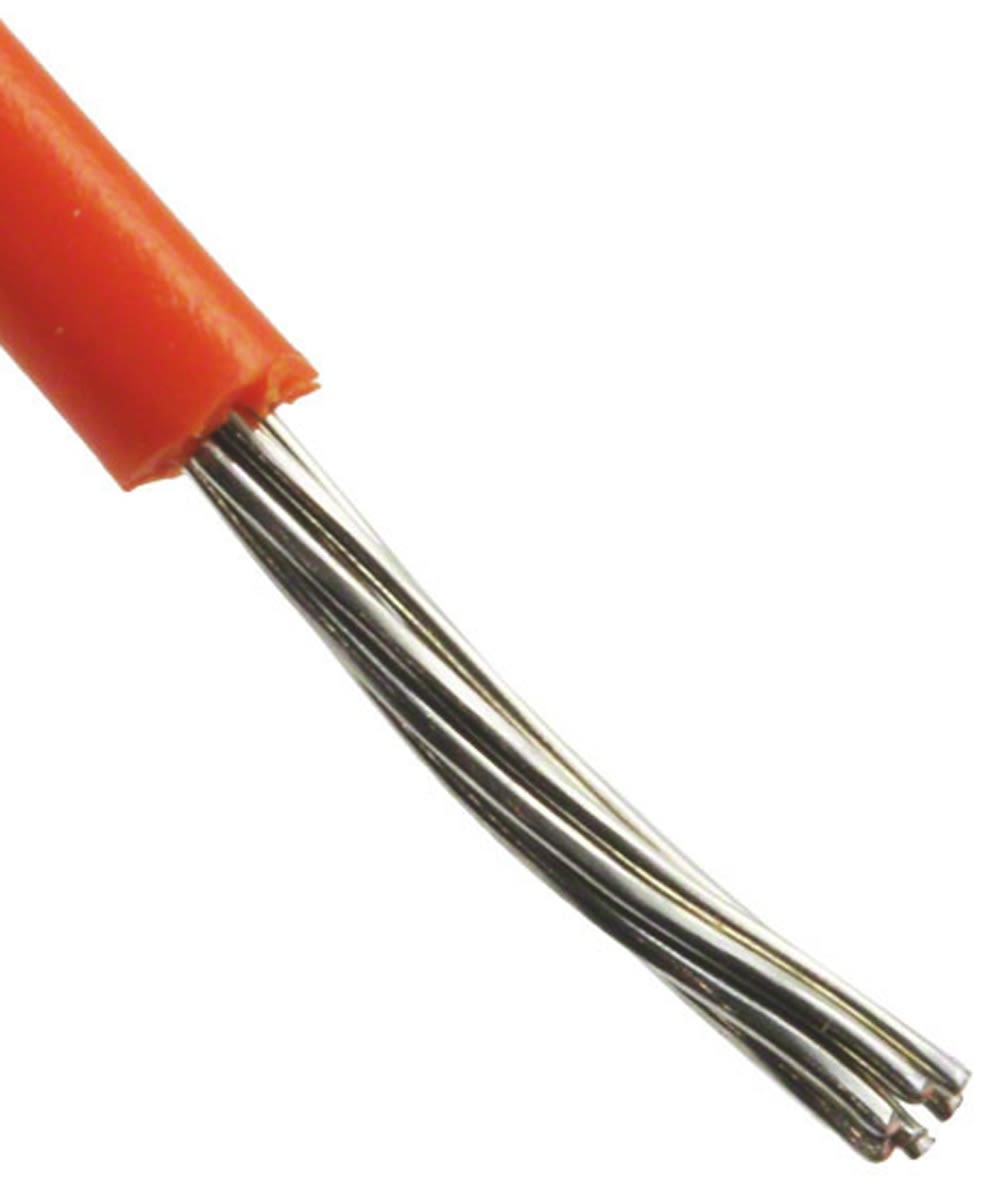 Alpha Wire FIT Kabelschlauch Orange PET für Kabel-Ø 9.53mm, Länge 30m Umflochtener Nein