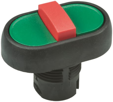 Allen Bradley 800F Series Green Round Push Button Head, Momentary Actuation, 22mm Cutout