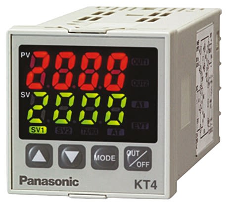 PID regulátor teploty, řada: KT4, 48 x 48mm, počet výstupů: 1