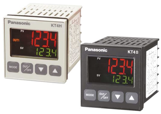 PID regulátor teploty, řada: KT4H, 48 x 48mm, počet výstupů: 1
