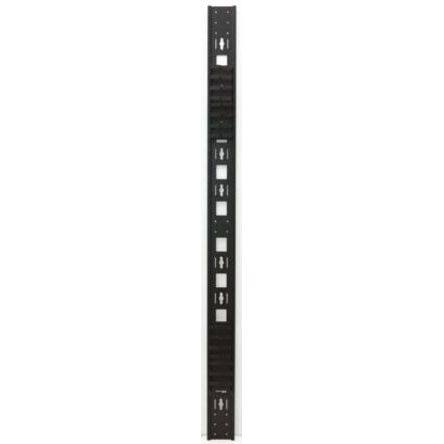 RS PRO Steel Adjustable Vertical Cable Organiser for Use with 47U Rack Unit, 120 mm x 13 mm x 47Uin