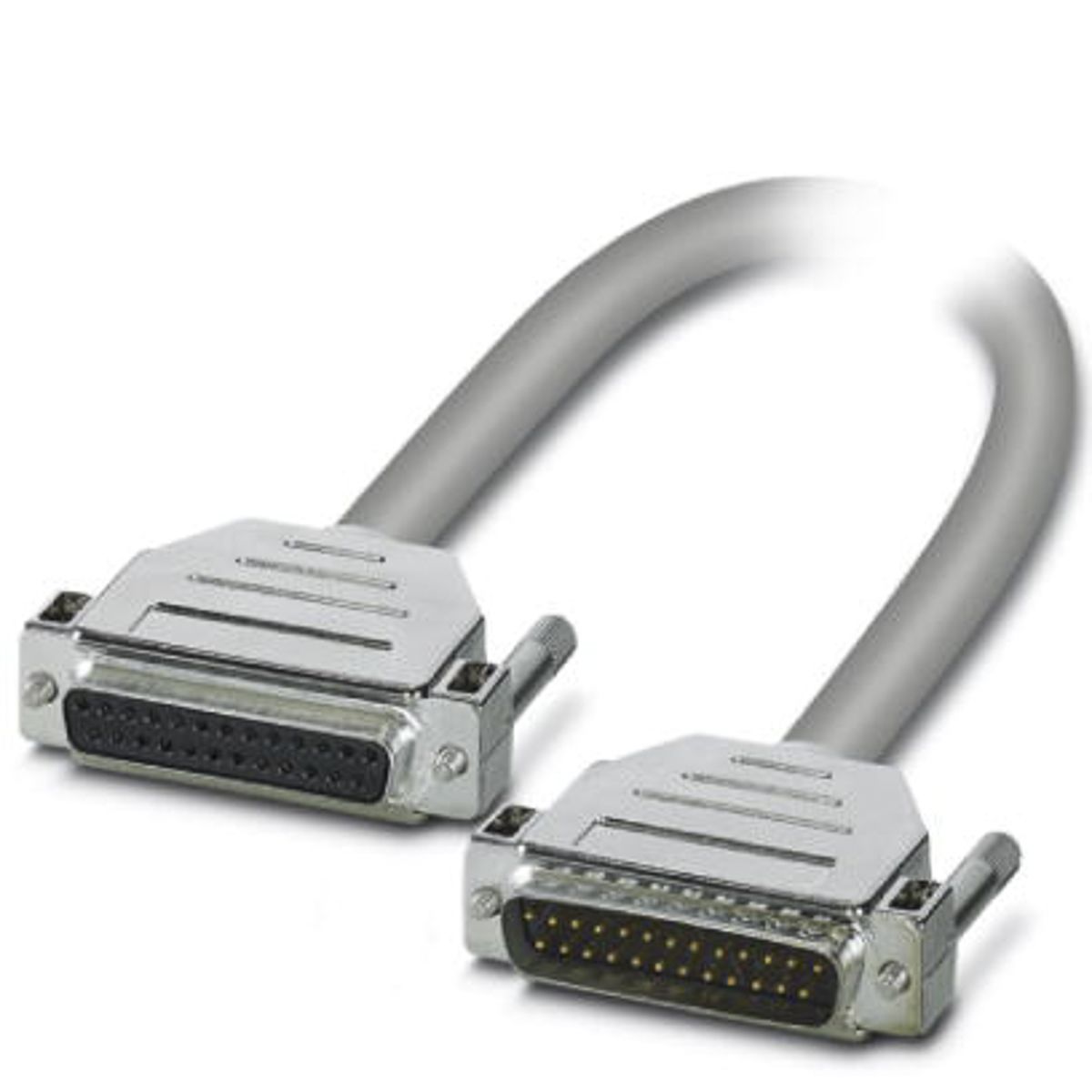 Phoenix Contact 1m 25 pin D-sub to 25 pin D-sub Serial Cable