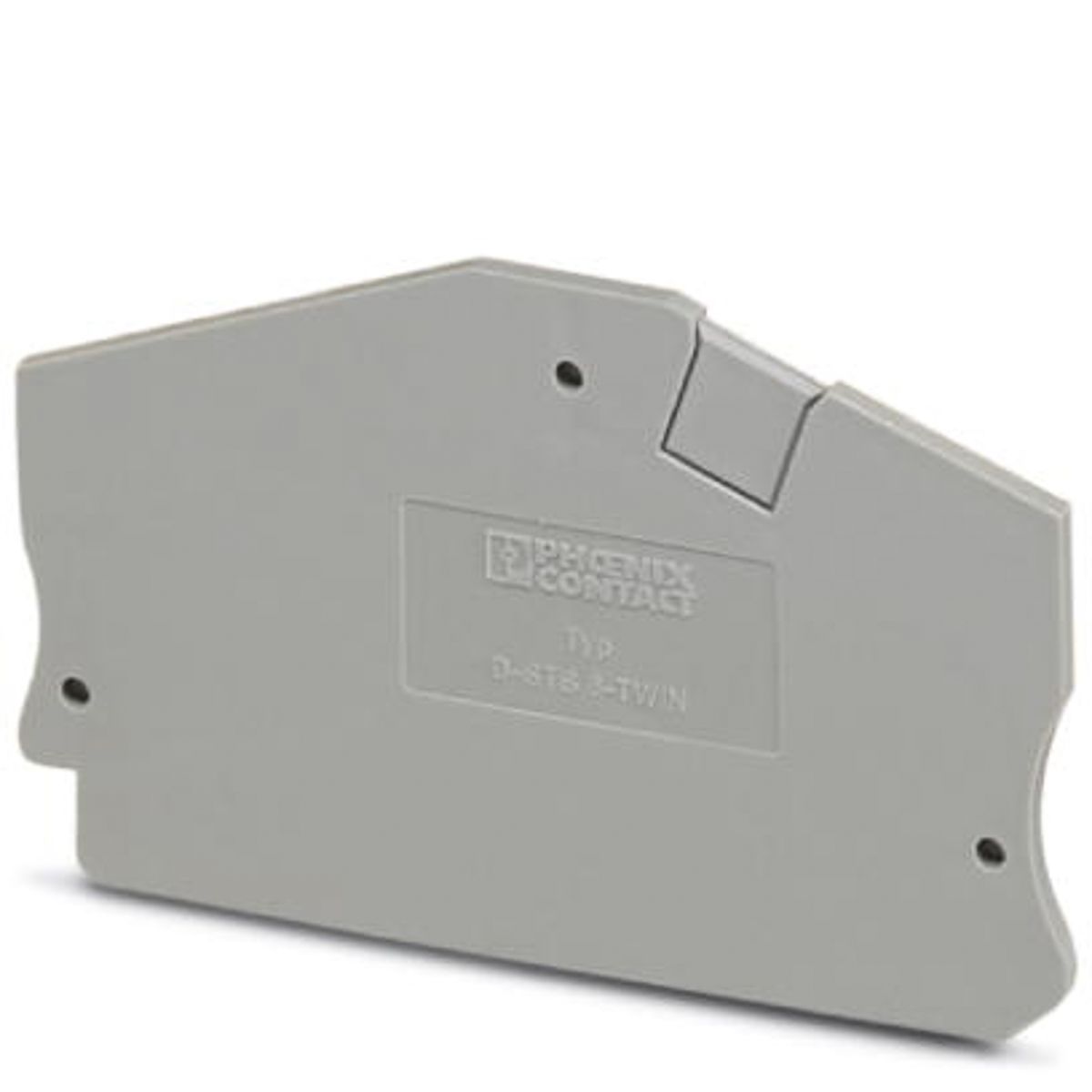 3038202 | Phoenix Contact D-STS 6-TWIN Series End Cover for Use with ...