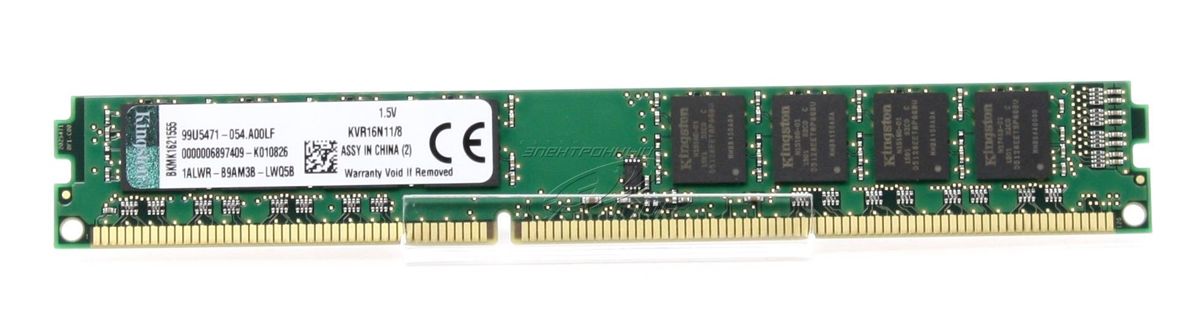 Kingston 8 GB DDR3 Desktop RAM, 1600MHz, DIMM, 1.5V