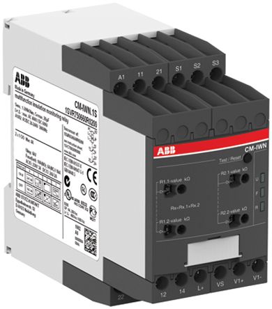 1SVR750660R0300 - CM-IWN.4S | ABB Insulation Monitoring Relay, 0 → 400 ...