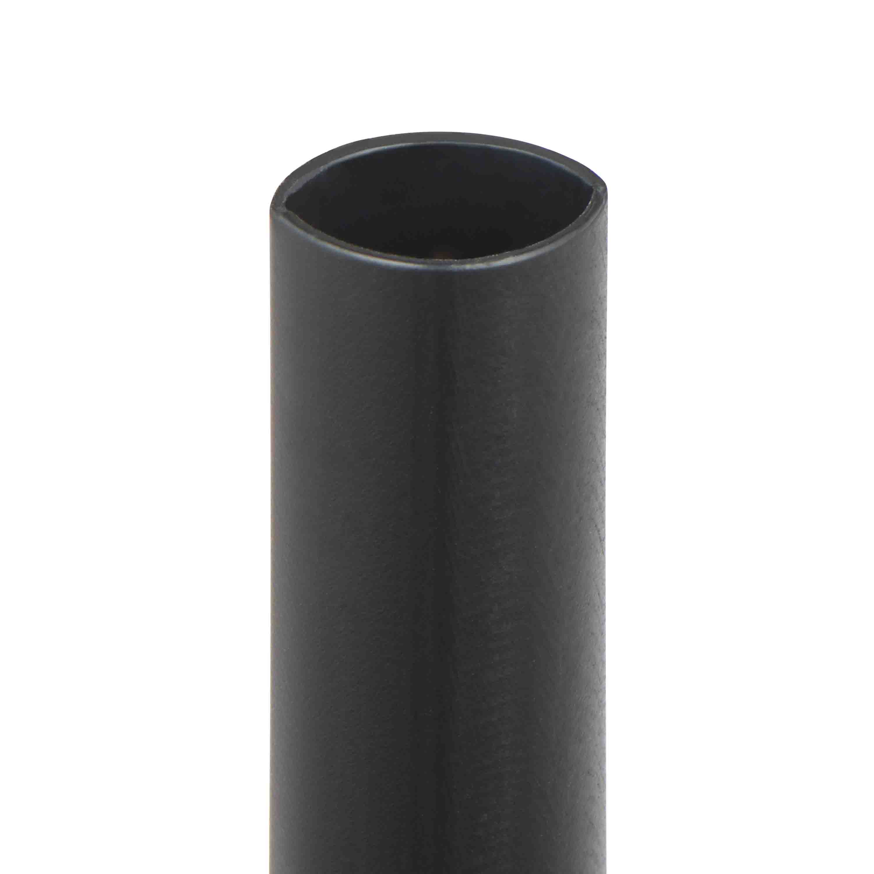 Tubo termorretráctil 3M de Poliolefina Negro, contracción 4.5:1, Ø 19mm, long. 1m, forrado con adhesivo