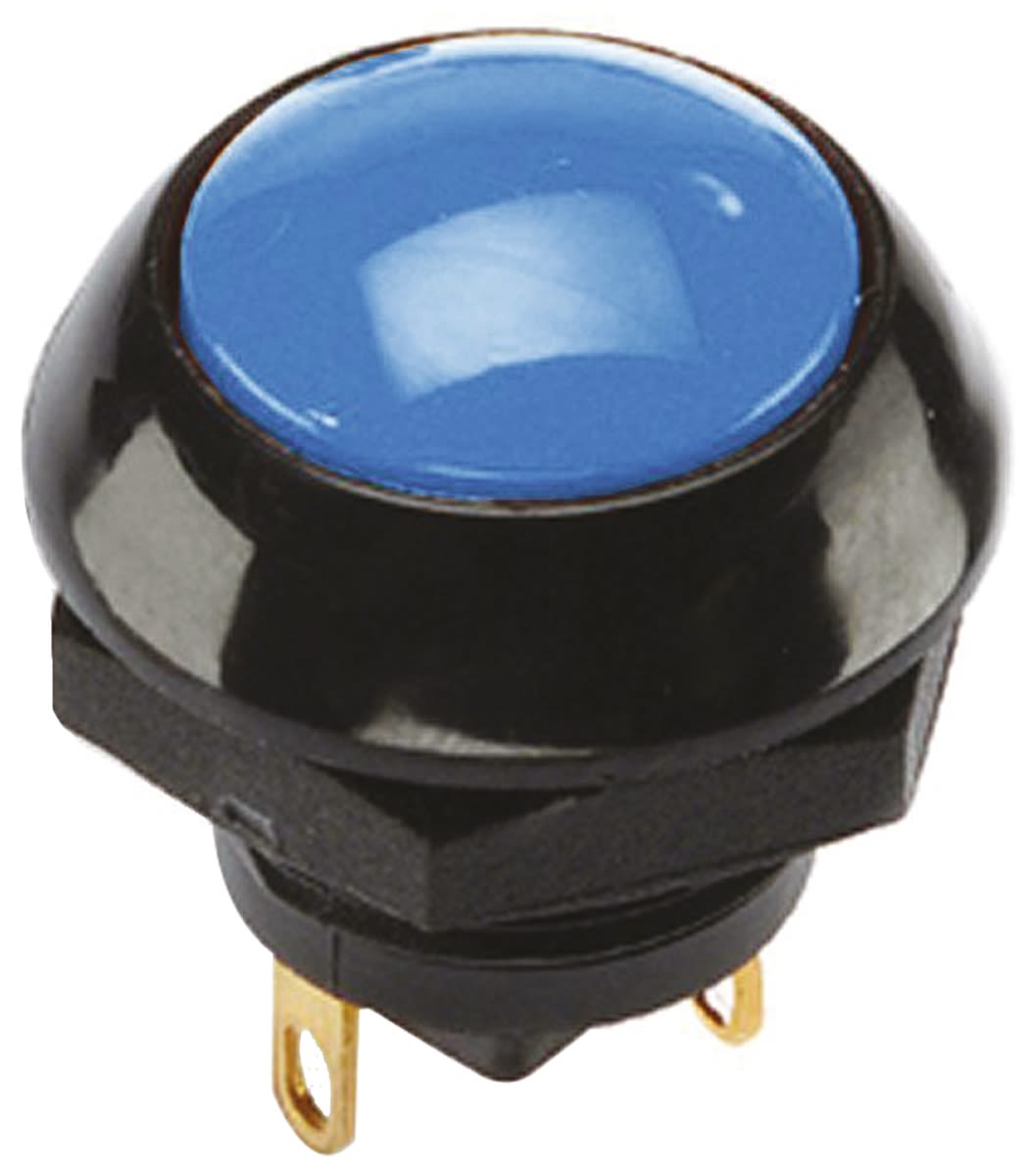 Otto Momentary Push Button Switch, Panel Mount, SPDT, 25V dc, IP68S