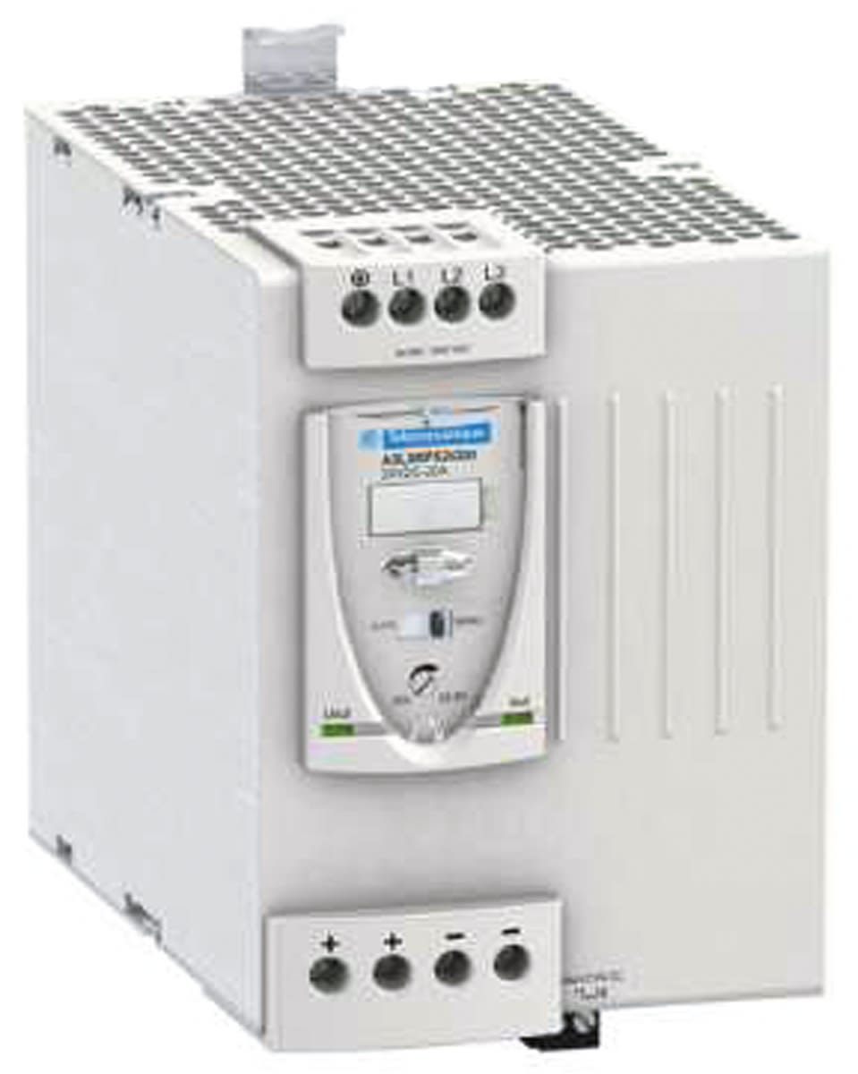 Schneider Electric Switch Mode DIN Rail Power Supply 380 → 500V ac Input, 24V dc Output, 20A 480W
