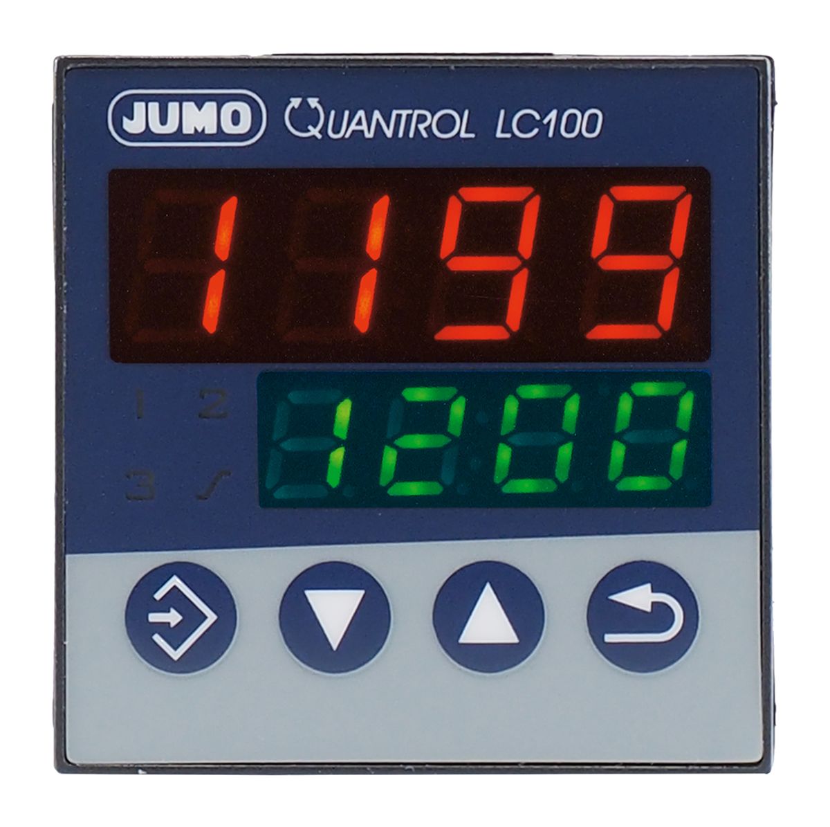 Jumo QUANTROL PID Temperaturregler, 2 x Logik, Relais Ausgang/ Universal Eingang, 20 → 30 V ac/dc, 48 x 48mm