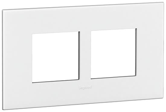 Legrand White 2 Light Switch Cover