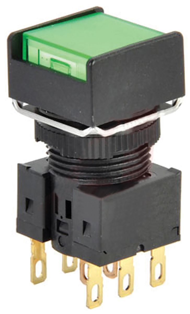 A165L-AGM-24D-2 | Omron A16 Series Illuminated Push Button, Panel Mount ...