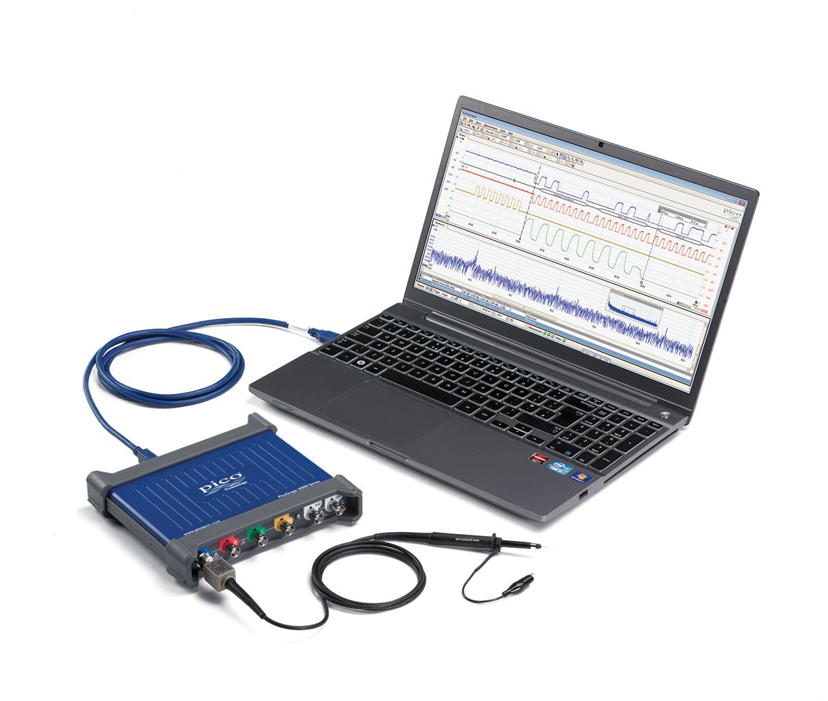 Pico Technology PicoScope 3406D MSO PC Based Oscilloscope, 200MHz, 4 Analogue Channels