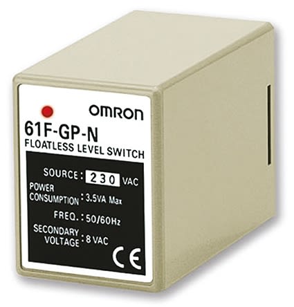 Omron Conductive Level Controller - DIN Rail, 230 V ac 1
