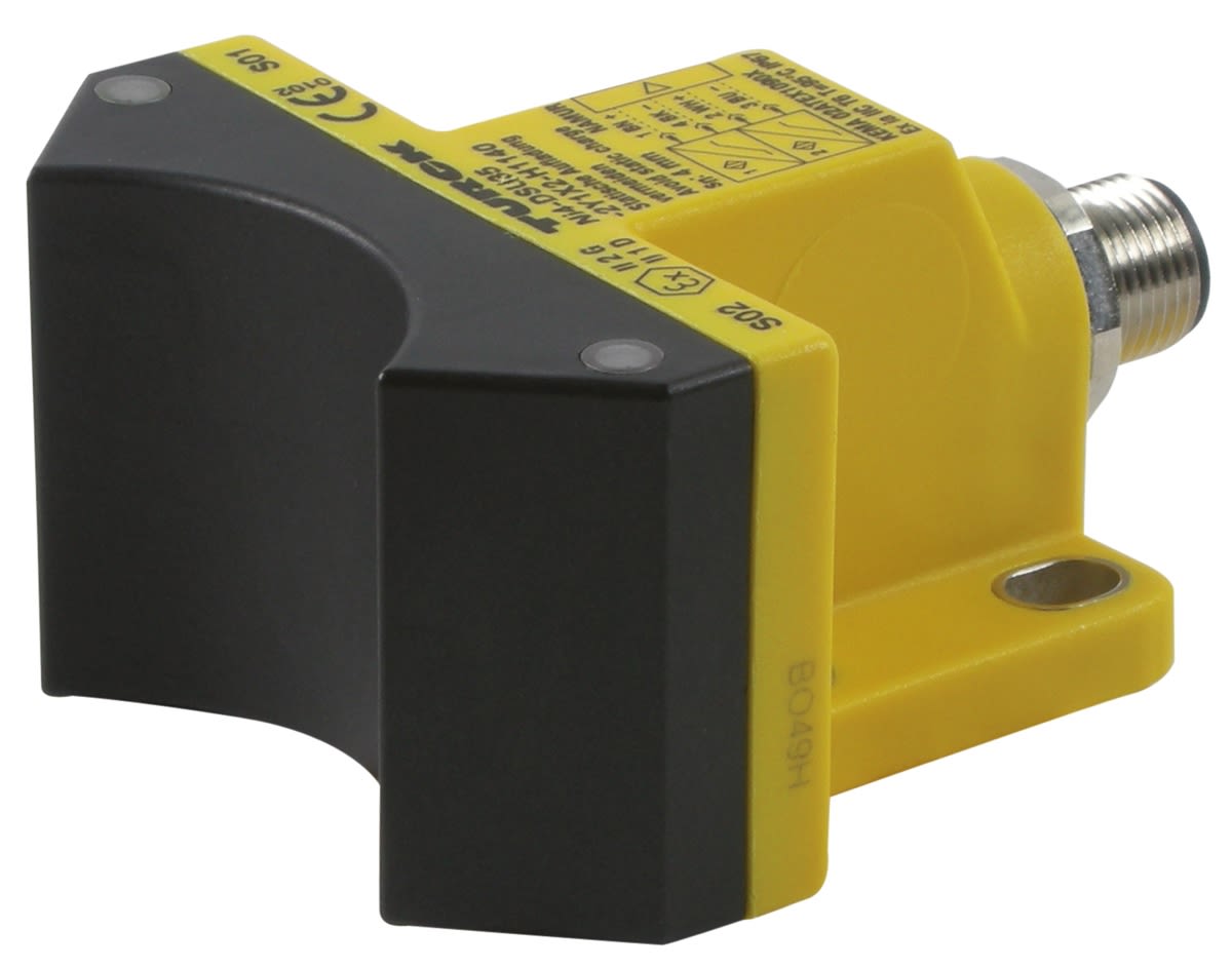 Ni4DSU352Y1X2H1140 Turck Inductive BlockStyle Proximity Sensor, 4