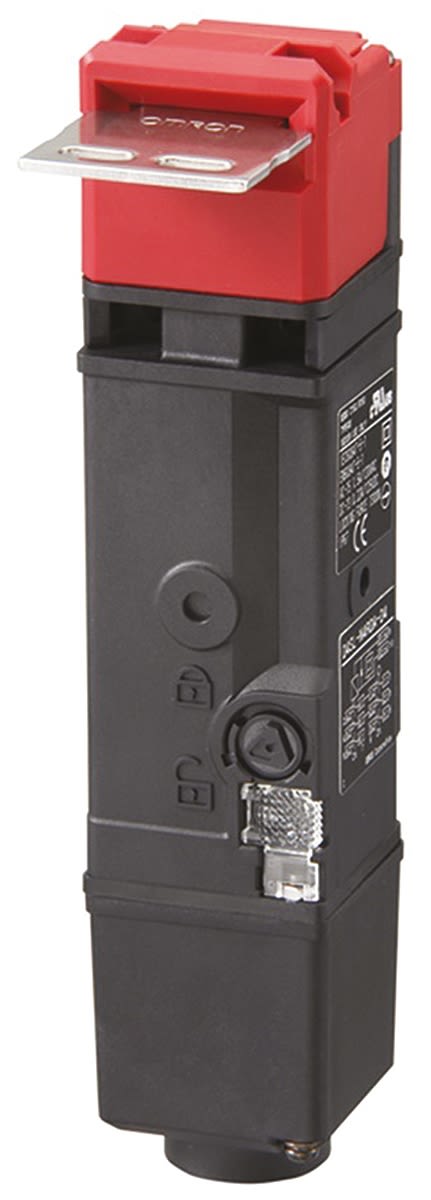 Omron D4SL-N Magnet-Verriegelungsschalter, Entriegelt bei Spannung, 24V dc, 3NC