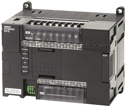 PLC procesor řada CP1L-EM, výstup: PNP Ethernet 30 vstupů/výstupů 10000 kroků Lišta DIN Omron
