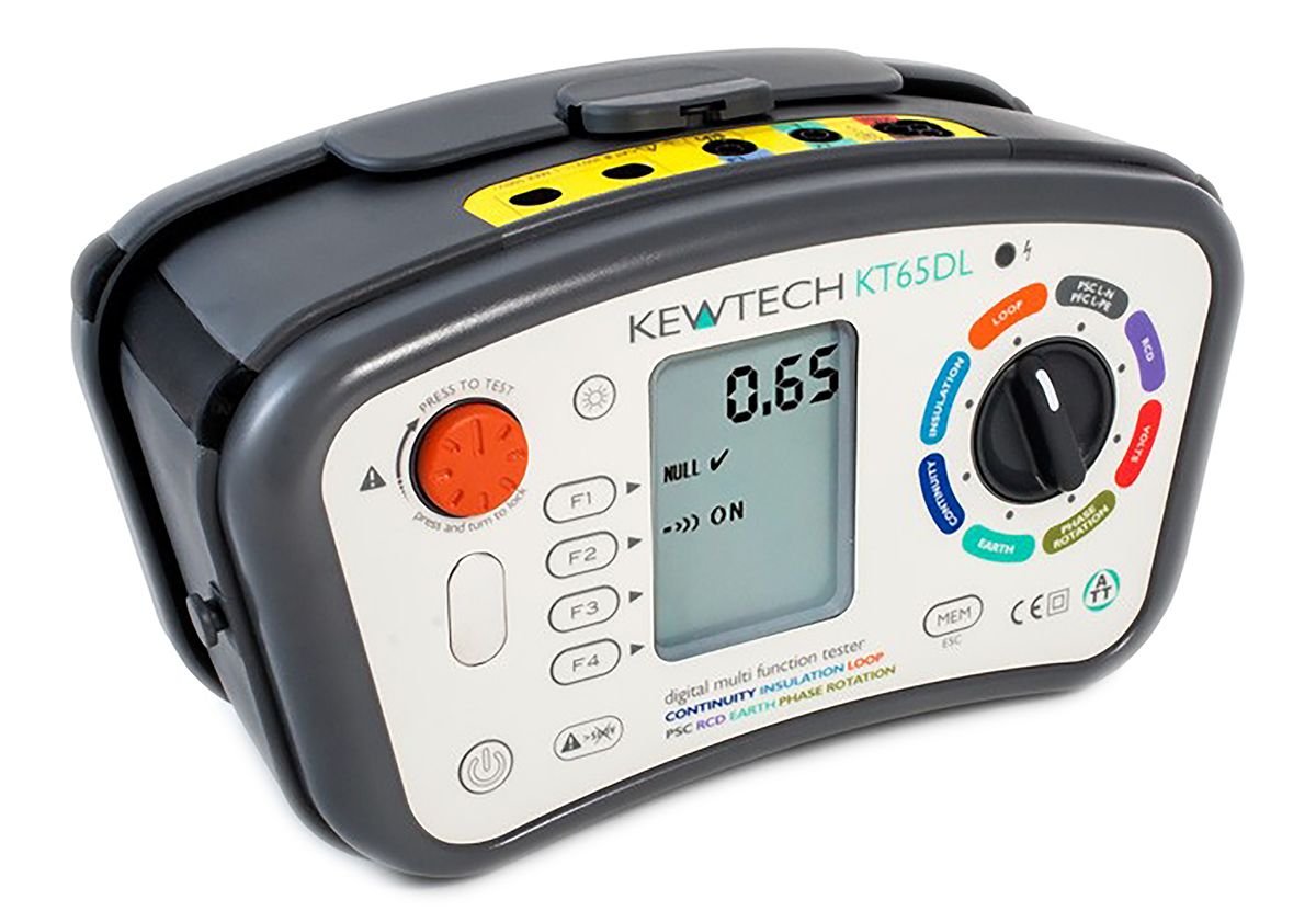 Kewtech Corporation KT65DL Multifunction Tester, 100V , Earth
