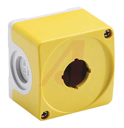 CEPY1-0 | Yellow Plastic ABB Compact Push Button Enclosure - 1 Hole ...