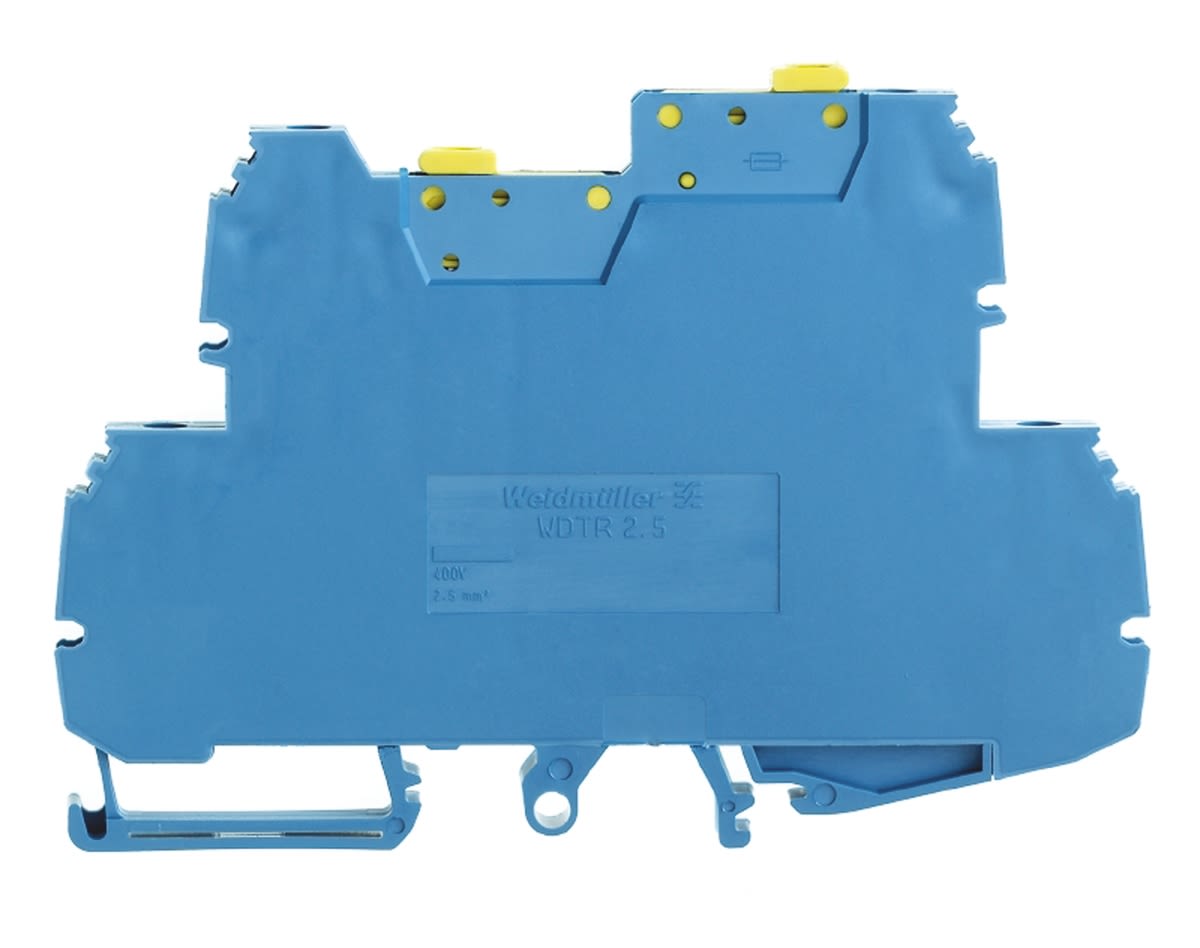 9528080000 Weidmuller Blue W Disconnect Terminal Block, Double level