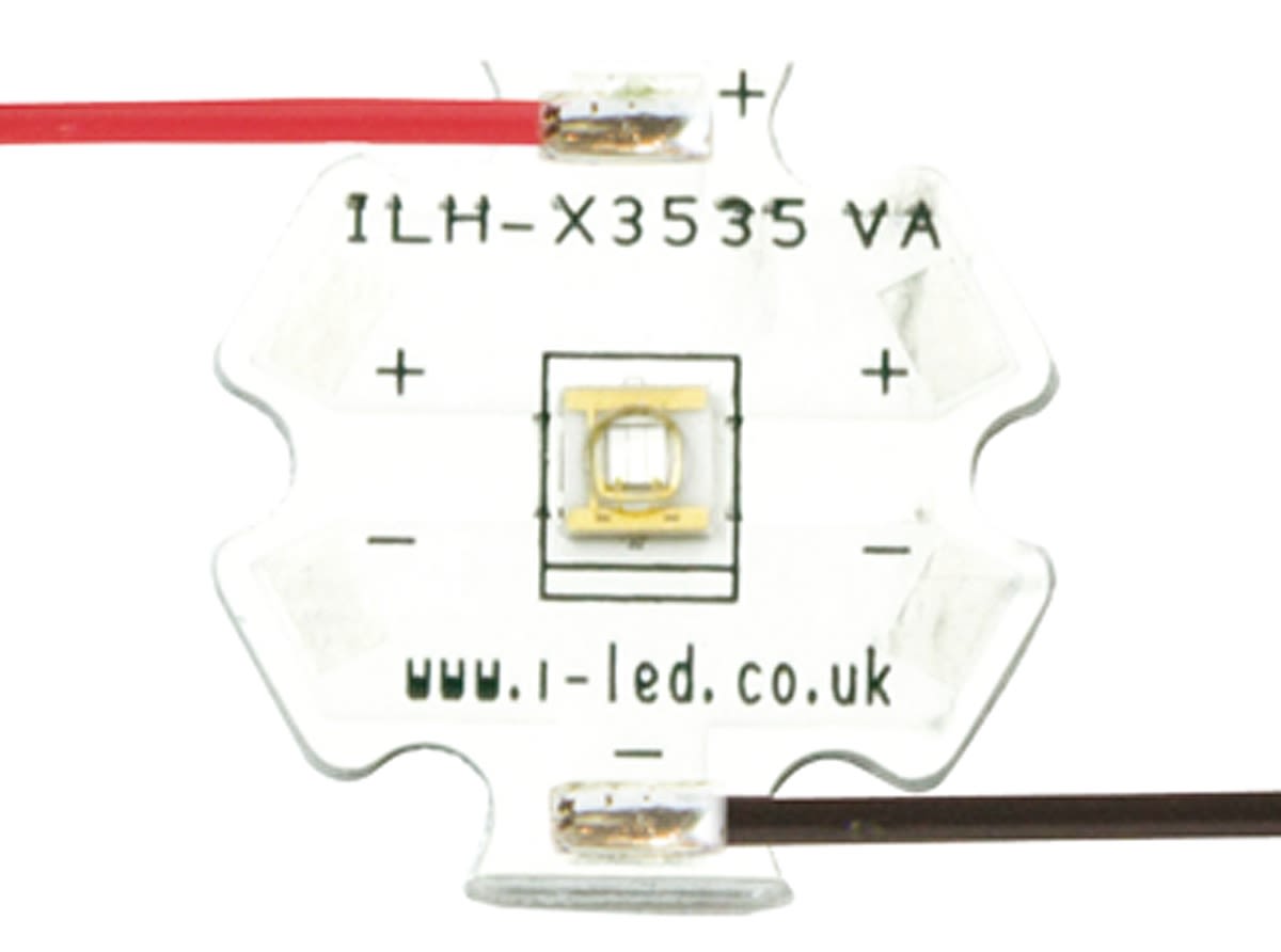 Intelligent LED SMD UV-LED 420nm / 440mW, Dom 125 ° 4 Pin