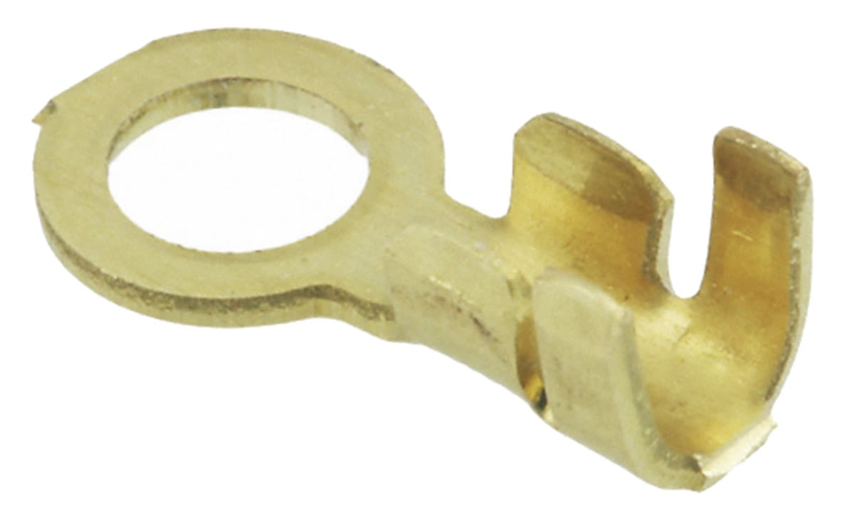 617641 TE Connectivity Uninsulated Ring Terminal, M3.5 (6) Stud