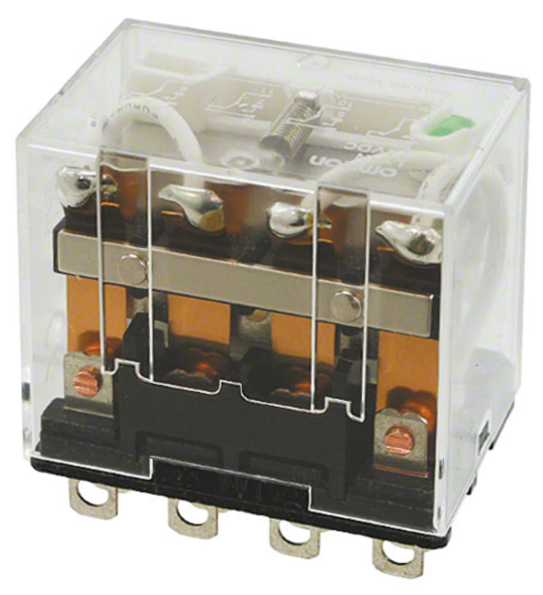 Omron Plug In Power Relay, 240V ac Coil, 10A Switching Current, 4PDT