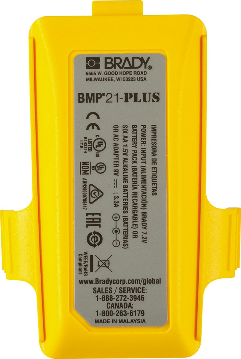 BMP21PLUSBATT Batterie Brady RS