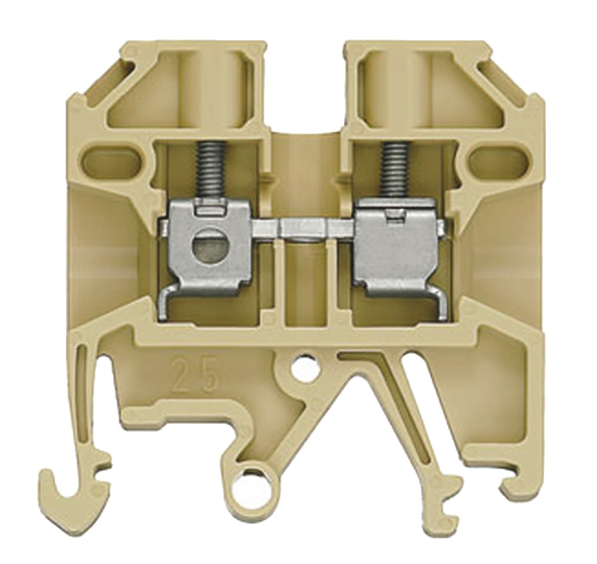 SAK 2.5/EN Weidmuller Beige SAK Feed Through Terminal Block, Single