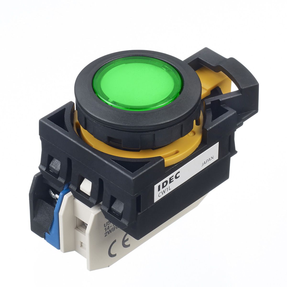 CW1L-M1E10Q4G | Idec IDEC CW Series Illuminated Push Button, Panel ...