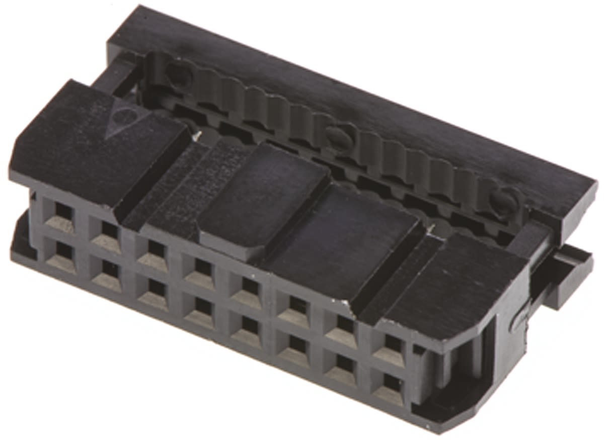 Amphenol 16-Way IDC Connector Socket for Cable Mount, 2-Row